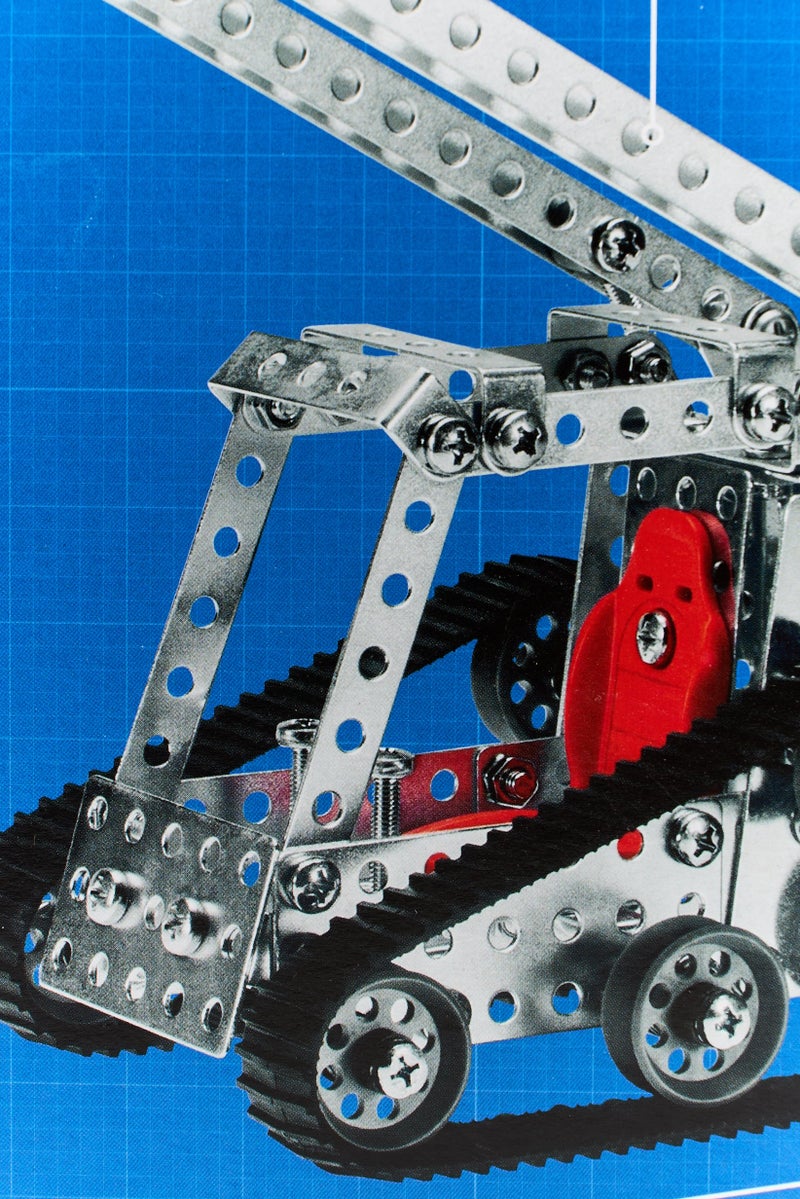 eitech 365 قطعة مجموعة بناء لودر انزلاقي معدني - Image 5